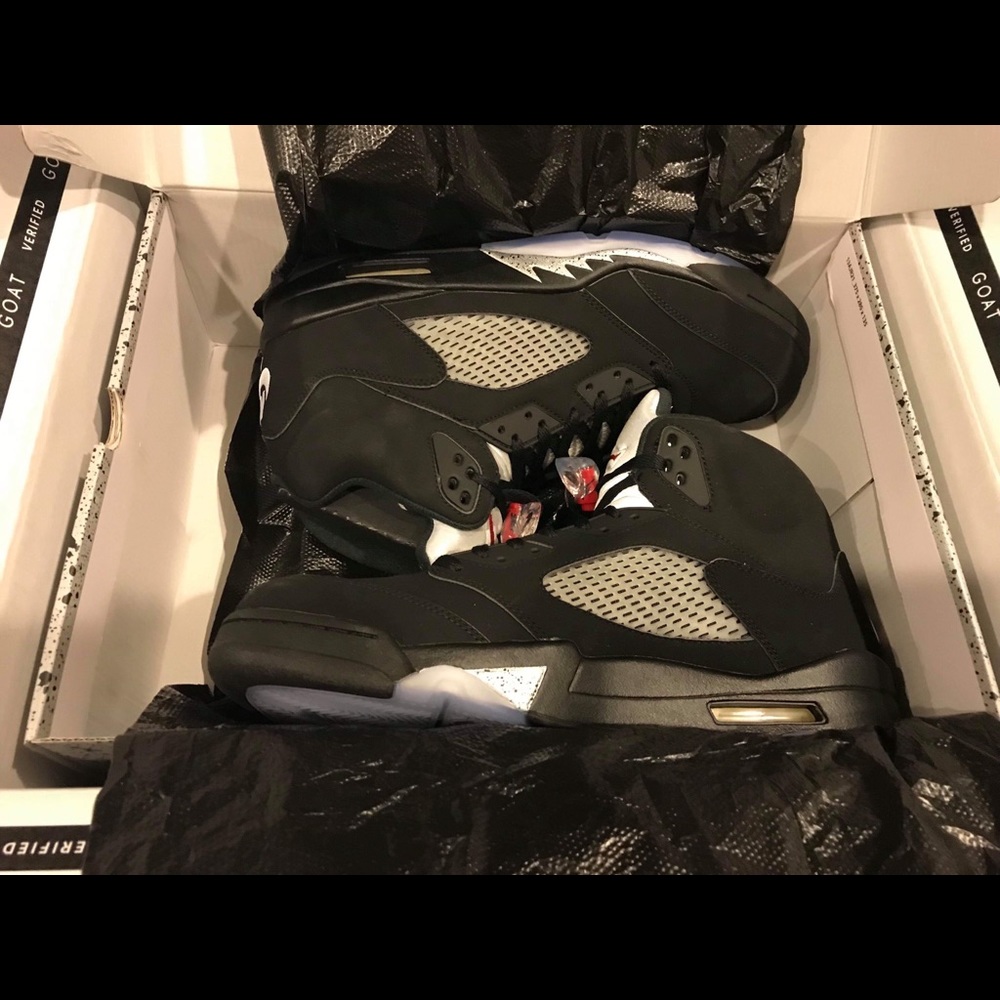 Ds metallic blk 5s size 14